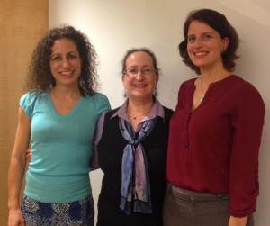 (from left) Lisa Block, Program Officer for Sub-Saharan Africa with the Global Fund for Women, Nancy Newman, IANGEL Founder and President, and Rebecca Hooley, a director with IANGEL